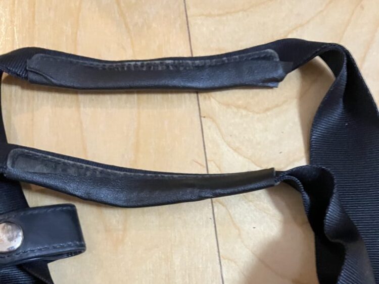 持ち手の補修：2本目の持ち手も同様に行う
