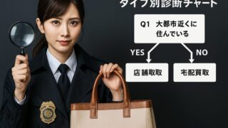 【13タイプ】時間・場所で分岐する診断チャートで、おすすめ買取業者を見つけよう 
