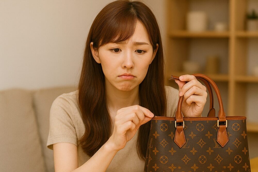 バッグの持ち手が剥がれたときにすべきこと