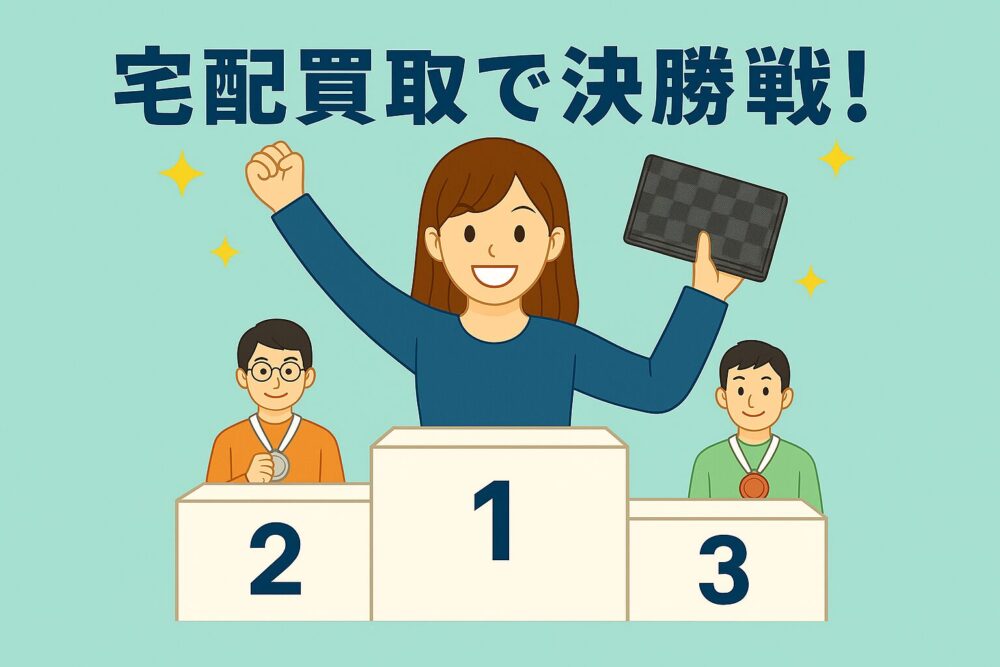 宅配買取で決勝戦