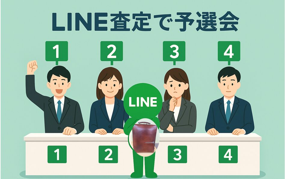 LINE査定で予選会