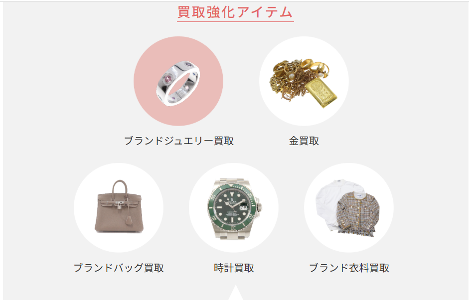 コメ兵で買取できるもの