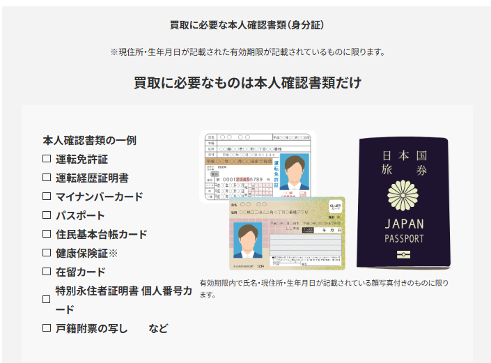 ブランドオフで買取を依頼する際には、いくつかの必要書類